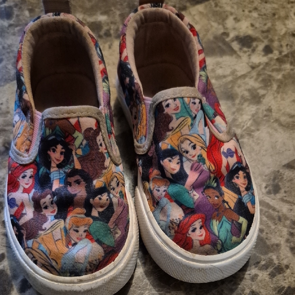 Disney Colorful Cartoon Sneakers Vibrant Canvas